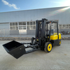 3 Ton 3.5 Ton Diesel Stacker Forklift Truck Fork Lift with Hydraulic bucket fittings